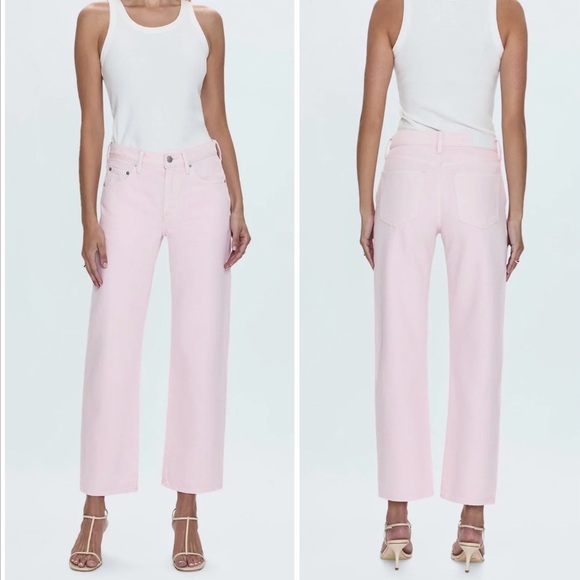 pistola Denim - Pistola Lexi Mid Rise Straight Jean | Blush | Size 29